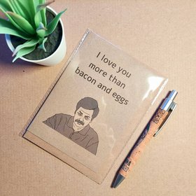 Funny Parks and Rec Valentines Card