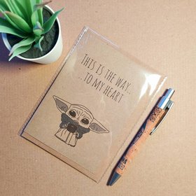 Funny Mandalorian Valentines Card - This is the way to my heart