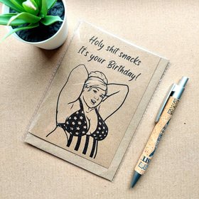 Funny Archer Birthday Card - Pam Birthday card