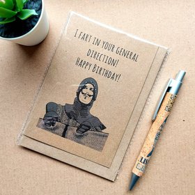 Monty Python Birthday Card - The Holy Grail Funny Card