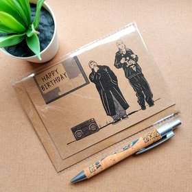 Clerks Birthday Card - Jay and Silent Bob Movie card