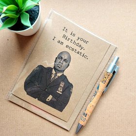 Funny Brooklyn 99 Birthday Card - Captain Holt