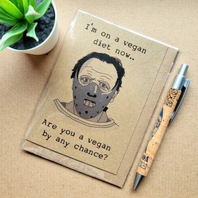 Funny Hannibal Birthday Card - Funny Movie Hannibal Lecter card