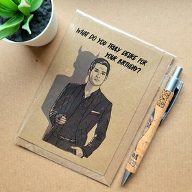 Funny Lucifer Birthday Card - What do you desire? Lucifer tv show birthday card