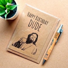 Funny Big Lebowski Birthday Card