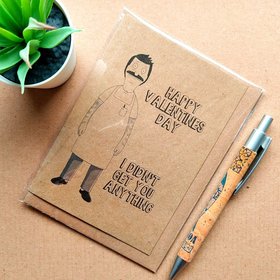 Funny Bobs Burgers Valentines Card