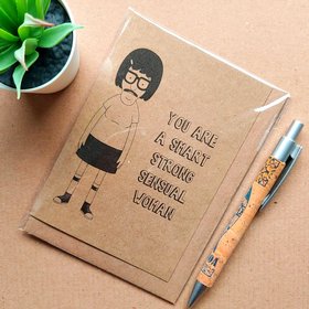 Funny Bobs Burgers Birthday Card - Tina Belcher quote