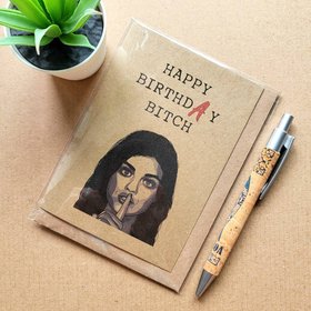 Funny Pretty little liars Birthday Card - Bitch