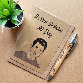 Funny New girl Birthday card - Schmidt All Day