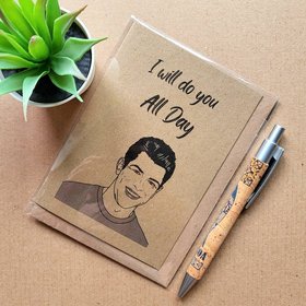 Funny New girl Valentines card - Schmidt All Day