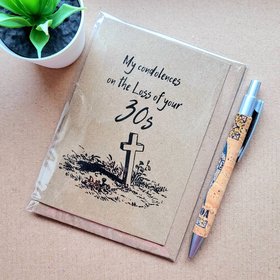 Funny 40th Birthday Card - Funeral for your 30s