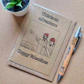 Funny Life Aquatic Valentines Card