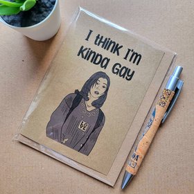 Funny Buffy Card - Willow I think I'm kinda gay