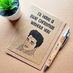 Funny Elvis Christmas card