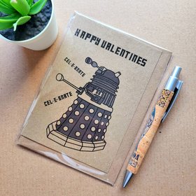 Funny Doctor who Valentines Card - dr who dalek