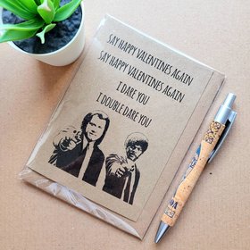 Funny Pulp Fiction valentines Card