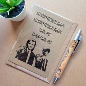 Funny Pulp Fiction Birthday Card