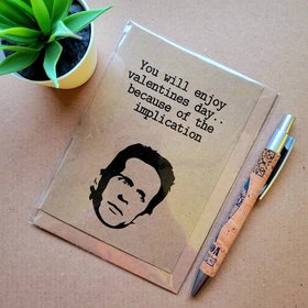Funny Always Sunny Valentines Card - Implication Dennis Quote