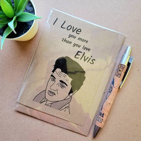 Funny Elvis Valentines Card