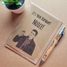 Funny Brooklyn 99 Birthday Card - Noice!