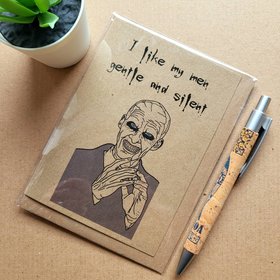 Buffy The gentlemen Card - Funny Buffy The Vampire Slayer Valentines Card