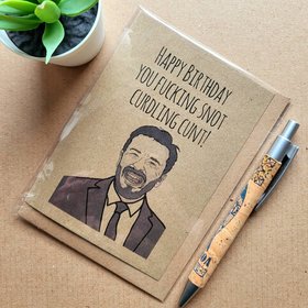 Funny Ricky Gervais Birthday Card