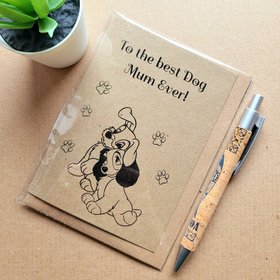 Best Dog Mum mothers day card