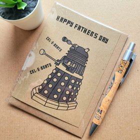 Funny Doctor who Fathers day Card - dr who dalek