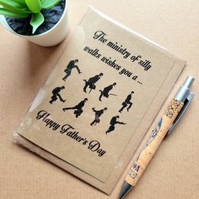 Monty Python Fathers day Card - Ministry of silly walks Funny Card