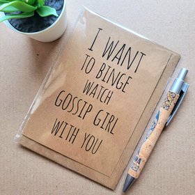 Gossip Girl Birthday Card
