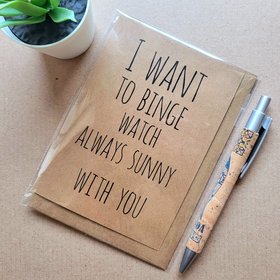 Funny Always Sunny valentines Card
