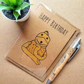 Flat Eric 1990s Birthday card
