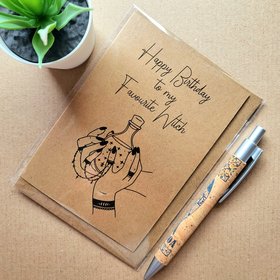 Witch Birthday Card