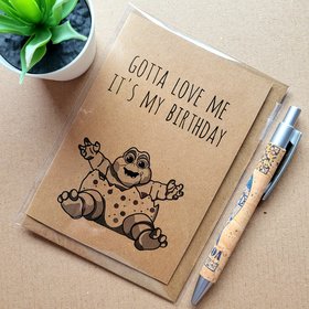 Funny 1990s Dinosaurs TV show Birthday card