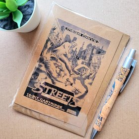 Mega Drive Streets of Rage Birthday Card
