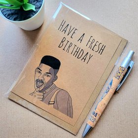 Funny Fresh Prince Birthday Card