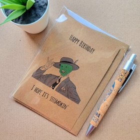 Funny The Mask Birthday Card