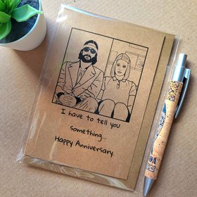The Royal Tenenbaums Anniversary Card