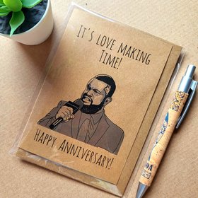 Funny BattleBots Anniversary Card