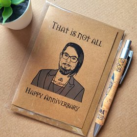 Funny Ink Master Anniversary Card