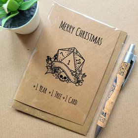 Funny DnD Christmas Card - Dungeons and Dragons