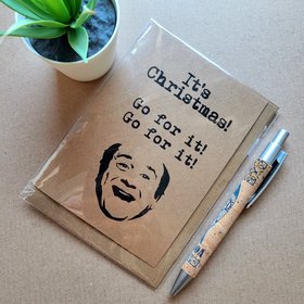 Funny Always Sunny Christmas Card - Frank go for it