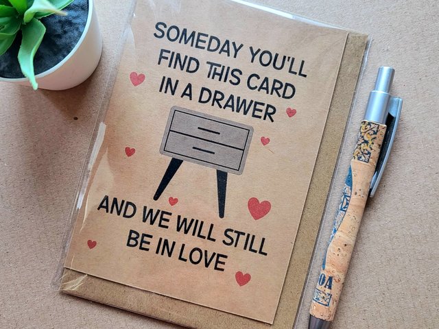 Funny Drawer Valentines card