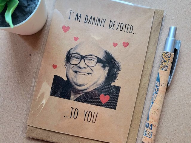 Funny Danny Devito Valentines card