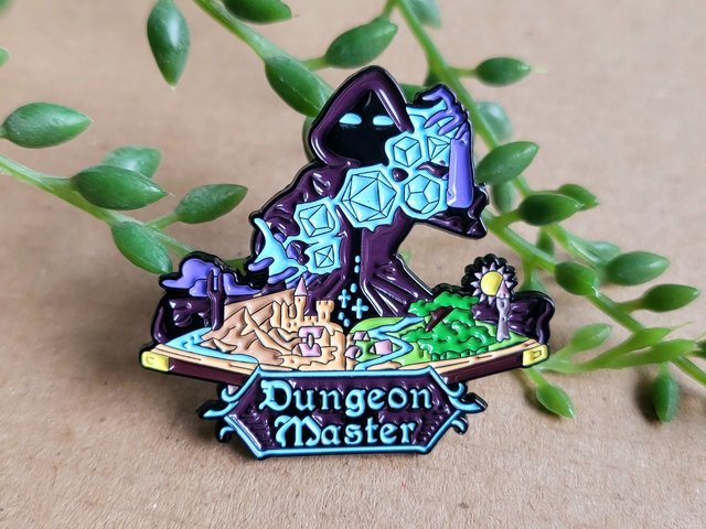 Dungeon Master Enamel Pin badge
