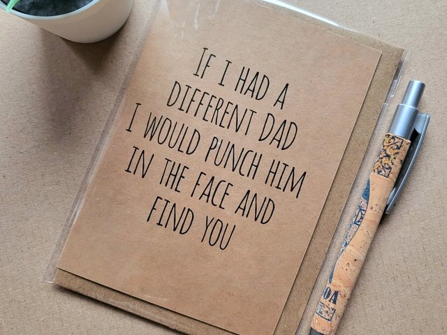 Funny Rude Fathers Day Card