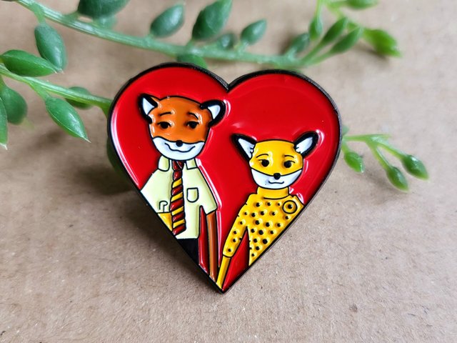 Fantastic Mr Fox Enamel Pin badge