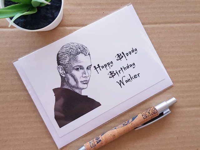 Spike Buffy Birthday Card - Buffy The Vampire Slayer Birthday Card