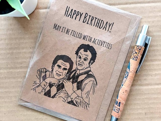 Funny Step Brothers Birthday Card - Activities!