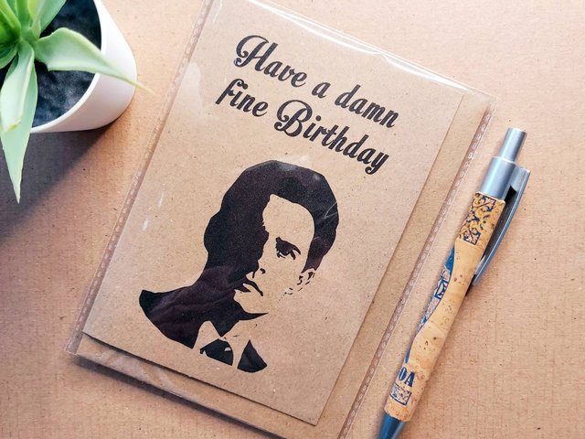 Funny Twin Peaks Birthday Card - Agent Cooper Birthday Card